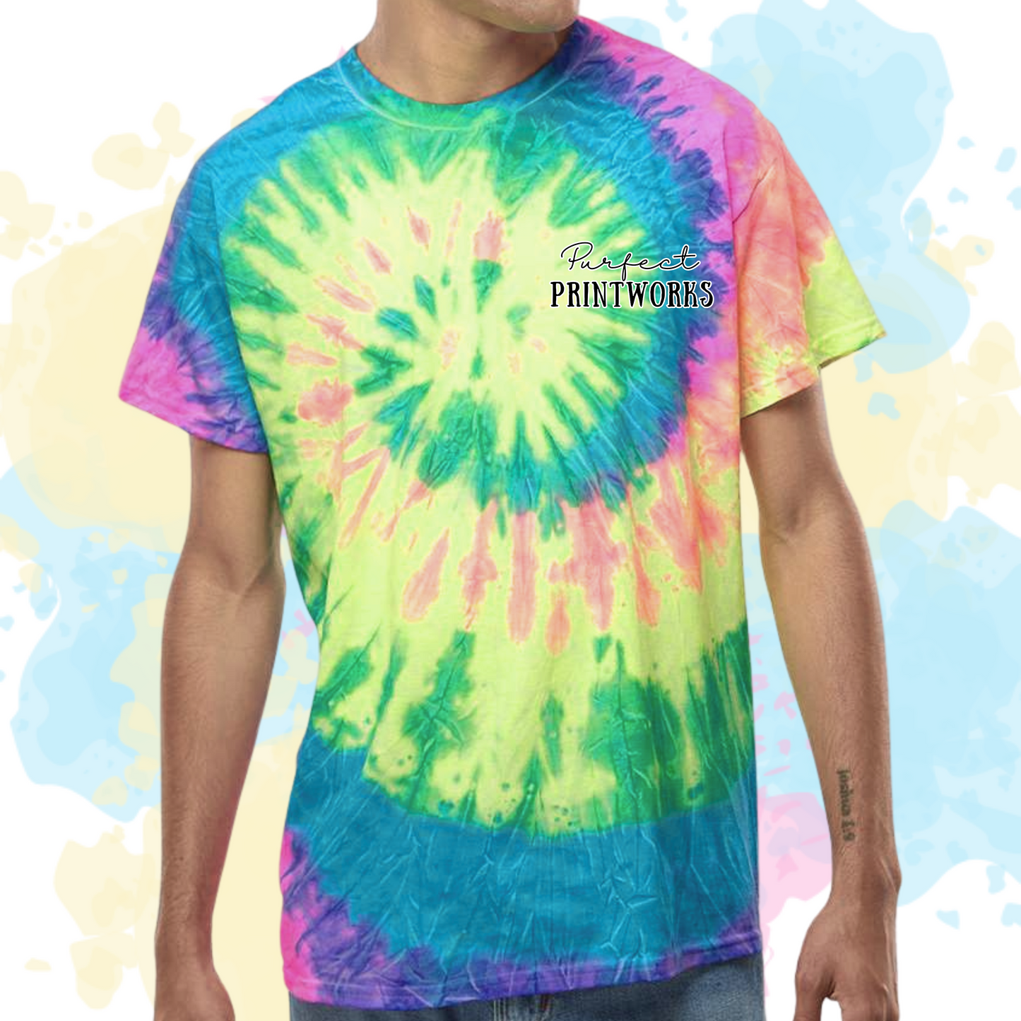 Purfect Printworks Tie-dye Tee