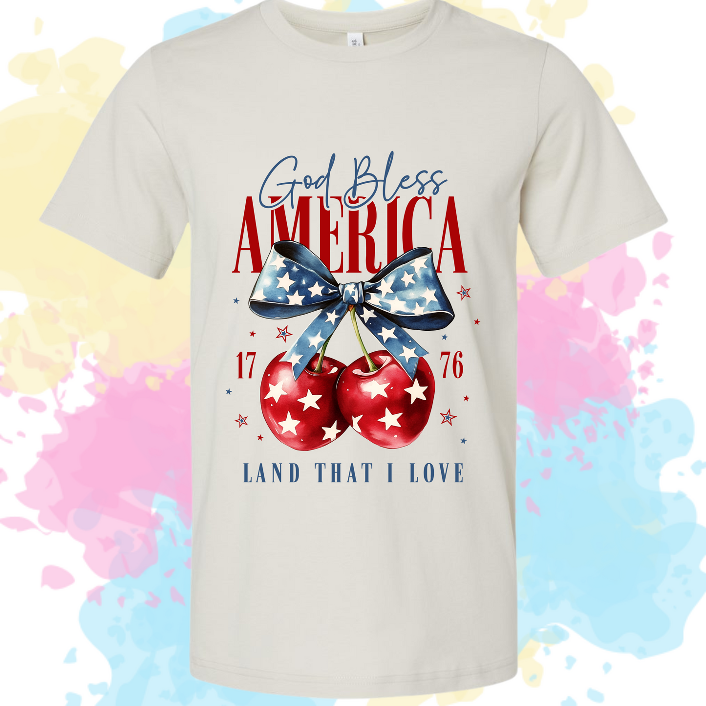 Patriotic Cherry Tee