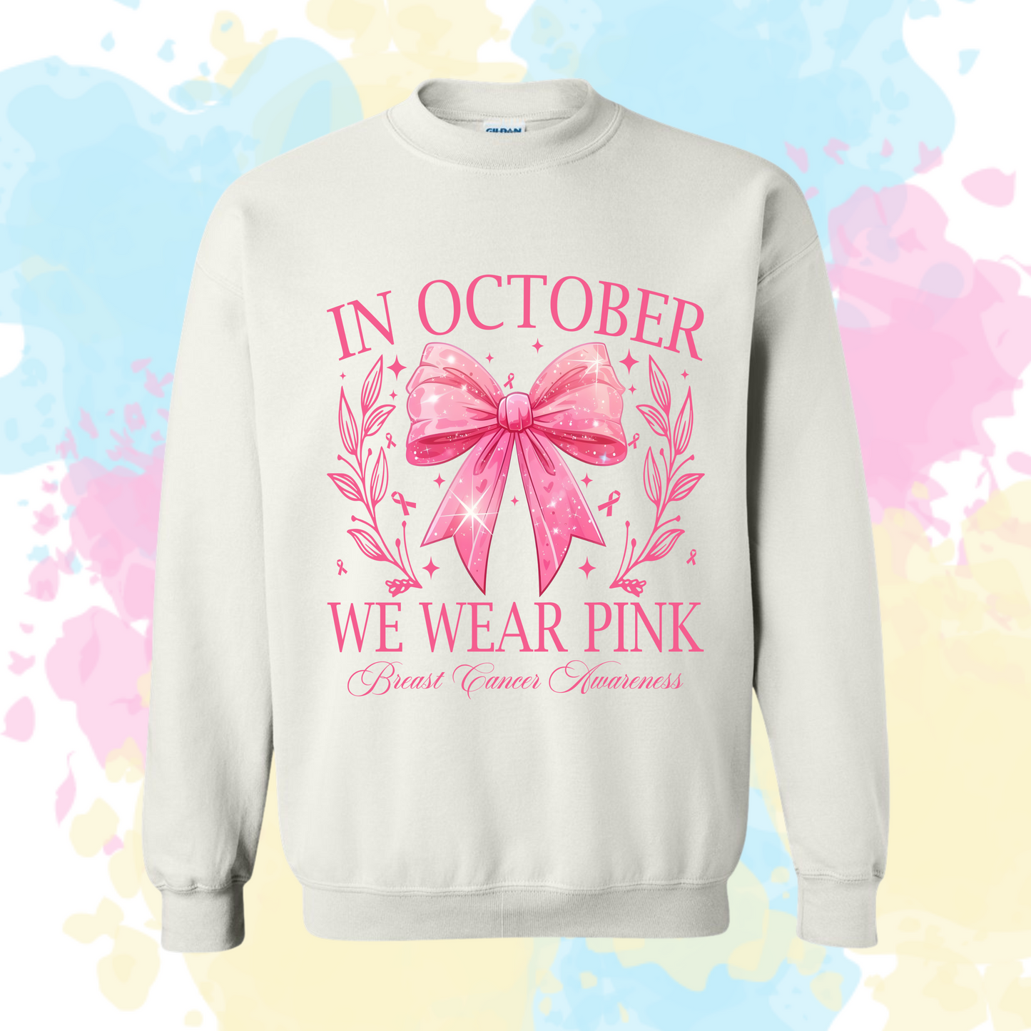 Pink Ribbon Crewneck Sweatshirt