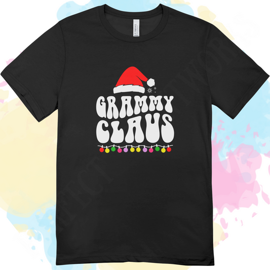 Grammy Claus Family Tee