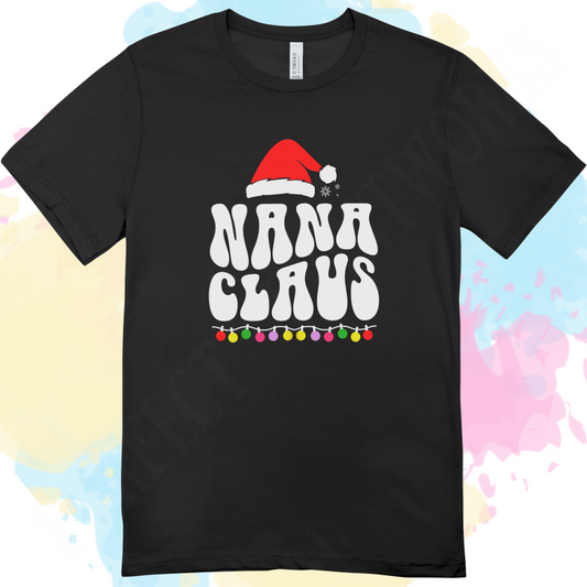 Nana Claus Family Tee