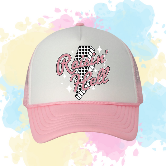 Raisin'Hell Trucker Hat