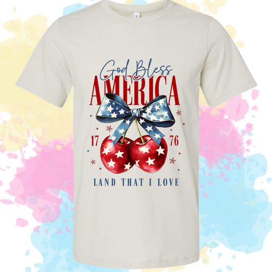 Patriotic Cherry Tee