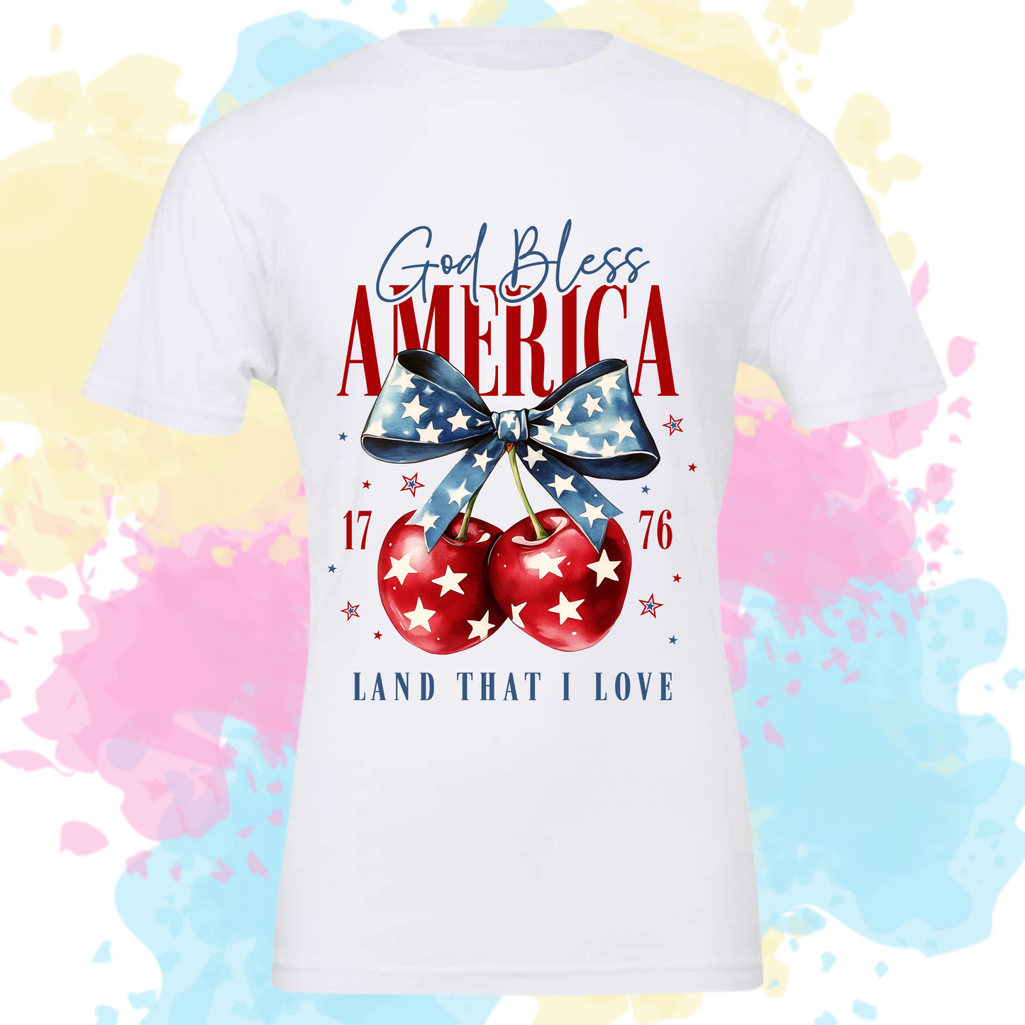 Patriotic Cherry Tee