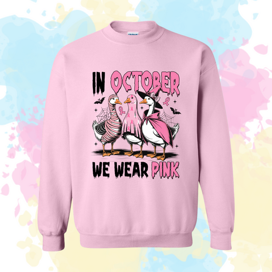 Pink Goose Crewneck Sweatshirt